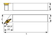 Porte outil de tournage SVHCR 2020 K16 External Turning Holder