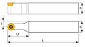 Porte outil de tournage SRDCN 2525 M08 External Turning Holder