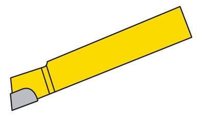 Grain d'alésage couteau à droite K20 carré de 10