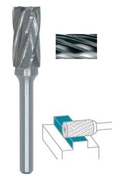 Fraise lime CW 2 tailles cyl. tête taillante SB dent. Alu Ø 8X20 queue Ø 6 8X20 MM SB-2M