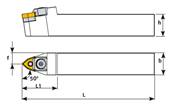 Porte outil de tournage MWMNN 2020 K08 External Turning Holder