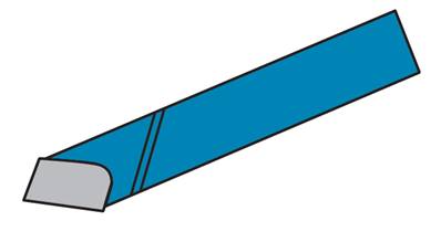 Grain d'alésage à charioter 45° à droite K20 - ISO 145 - carré de 8