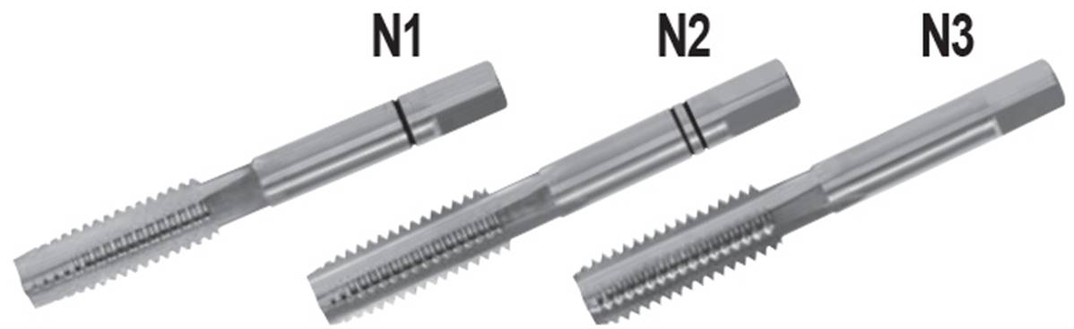 Tarauds main BSW coupe à gauche HSS
