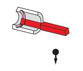 Outils de tour à chambrer à droite ISO 354 - WN 8092 K20 carré de 10