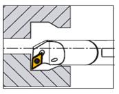 Barre d'alésage carbure lubrifié E10K SDUCR 07 Carbide Boring Bar