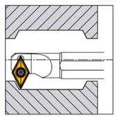 Barre d'alésage S32T SD-CR 11 Boring Bar