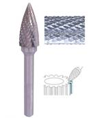 Carbure ogive tête flame SG denture diamant