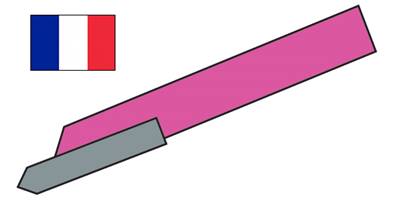 Outils de tour à fileter extérieur à droite ISO 452 - WN 452 HSS-Co10% carré de 6