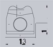 Plaquette WNMG 06 Clamp