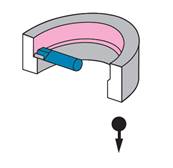 Grain d'alésage à charioter 45° à droite K20 - ISO 245 - Ø 16