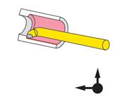 Outils de tour à aléser dresser à gauche ISO 309 - DIN 4974 P30 Ø 16