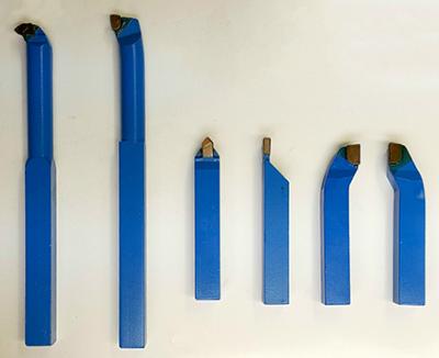 Kit d'outils de tour carbure brasé