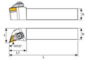 Porte outil de tournage DDHNR 2020 K15 External Turning Holder