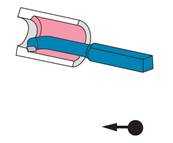 Outils de tour à aléser à droite ISO 308 - DIN 4973 K20 carré de 40