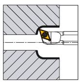 Barre d'alésage S32T SDQCL 11 Boring Bar