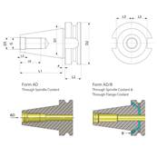 Mandrin a pince BT 50-1/10-200 ER16