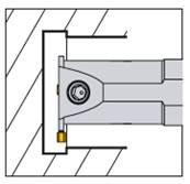 Porte outil de tronçonnage S16Q 3C-R GRP Grooving Holder