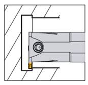 Porte outil de tronçonnage S32S 4C-R DGN Grooving Holder