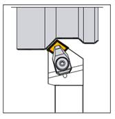 Porte outil de tournage DCSNR 2525 M12 External Turning Holder