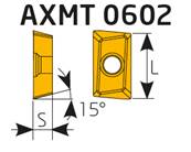 Fraise D10 d10 Z02 L120 AXMT 06 End Mill