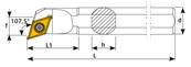 Barre d'alésage S40T SDQCR 11 Boring Bar