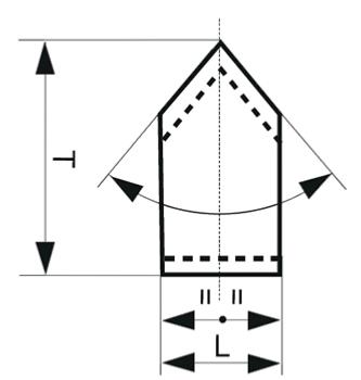 Plaquette carbure brasée forme E