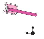 Outils de tour à aléser dresser à droite ISO 409 - DIN 4953 HSS-Co10% Ø 25