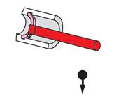 Outils de tour à chambrer à droite ISO 354 - WN 8092 P30 Ø 25