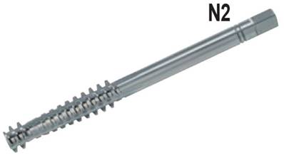 Taraud main rectifié étagé trapézoïdal HSS DIN 103 TR 26 x 5 - N°2