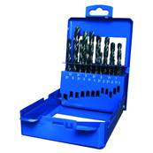 Coffret métallique de 19 forets cylindriques PRX de Ø 1 à Ø 10 par 0,5 mm