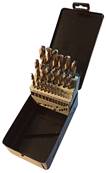 Coffret métallique de 25 forets cylindriques TAM de Ø 1 à Ø 13 par 0,5 mm