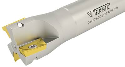 Fraise D40 d32 Z04 L200 R390 17 End Mill