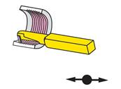 Outils de tour à fileter intérieur à droite ISO 353 - WN 8086 K20 carré de 40