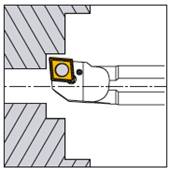 Barre d'alésage lubrifié A20R PCLNL 12 Boring Bar (Cooled)