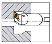 Barre d'alésage carbure lubrifié E10K SDUCL 07 Carbide Boring Bar