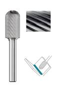 Fraise lime CW cyl. bout arrondie SC denture simple Ø 10 x 20 queue Ø 6 10X20 MM SC-3M