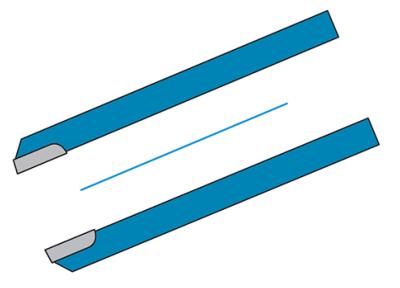 Outil à tourner de décolletage