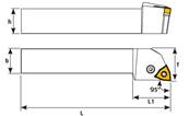 Porte outil de tournage PWLNL 2525 M06 External Turning Holder