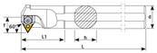 Barre d'alésage S50U MTENR 16 Boring Bar