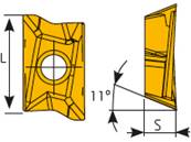 Fraise D40 d32 Z04 L150 APKT 17 End Mill