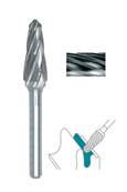Carbure conique bout arrondie SL denture Alu