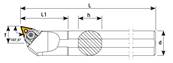 Barre d'alésage S50U MTQNL 16 Boring Bar