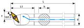 Barre d'alésage A16Q SVQCL 11 Boring Bar