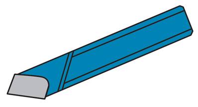 Grain d'alésage à charioter 45° à droite K20 - ISO 245 - Ø 16