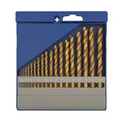 Coffret plastique de 19 forets cylindriques TNX de Ø 1 à Ø 10 par 0,5 mm