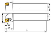 Porte outil de tournage PCLNR 2525 M09 External Turning Holder