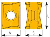 Fraise D16 d16 Z02 L090 ANHX 10 End Mill