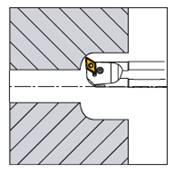 Barre d'alésage lubrifié A20R PDUNL 11 Boring Bar (Cooled)