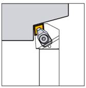 Porte outil de tournage DCKNR 2525 M12 External Turning Holder