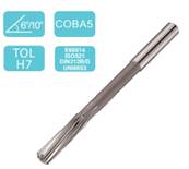 Alésoir machine taille hélicoïdale 6° queue cylindrique DIN212B/D +0/+0,004 HSS-M35 Ø0,70